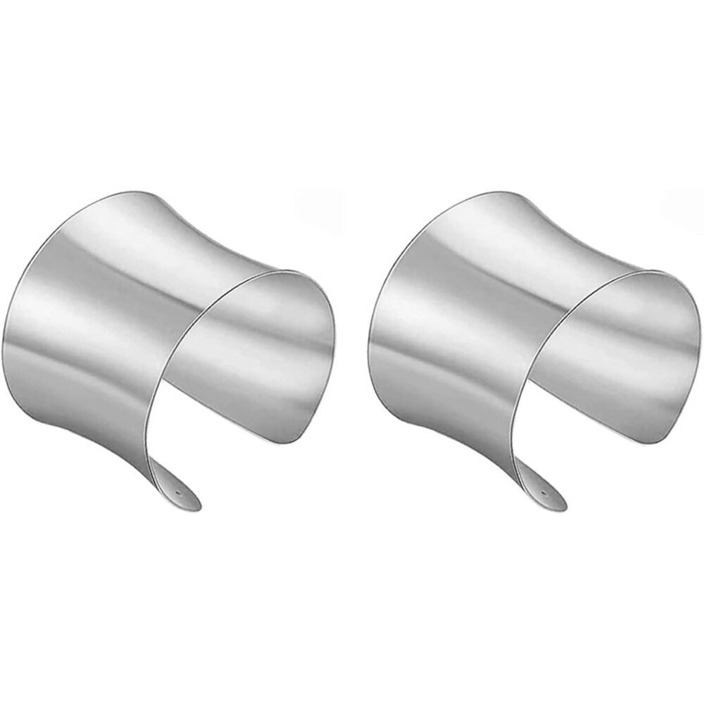 Gold Arm Cuffs for Women Greek Goddess Style Open Wide Wire Bracelets Elegant Co